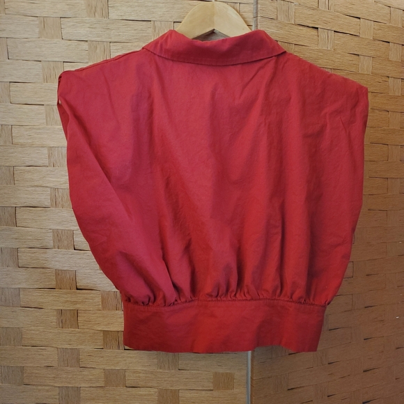 Lumina Crop Top Size Medium Button Up - Picture 2 of 6